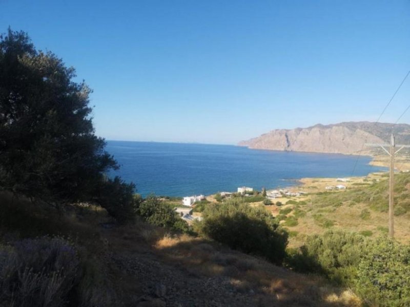 Mochlos Kreta, Mochlos: Baugrundstück mit Meerblick zu verkaufen Grundstück kaufen